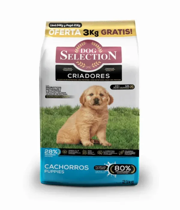 dog-selection-cachorros-bonus Dog Selection Criadores Perro Cachorro 21+3 Kg de Regalo (24 Kg)