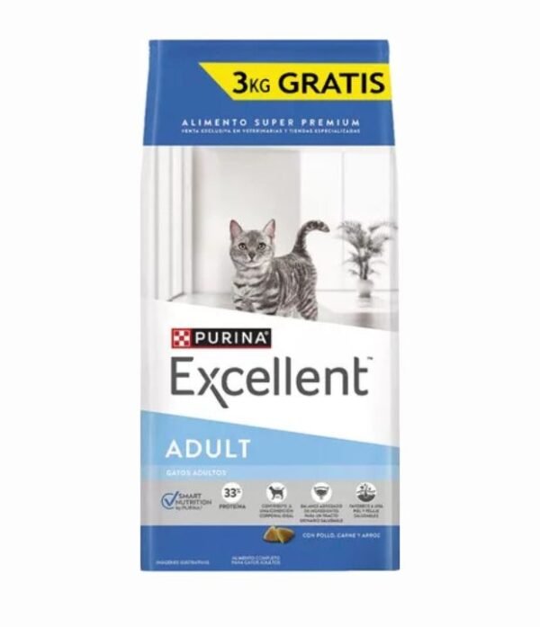 excellent-cat-adulto-bonus Excellent Gato Adulto 15+3 Kg Gratis (18 Kg)