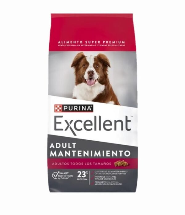Excellent Perro Adulto Mantenimiento 20 Kg