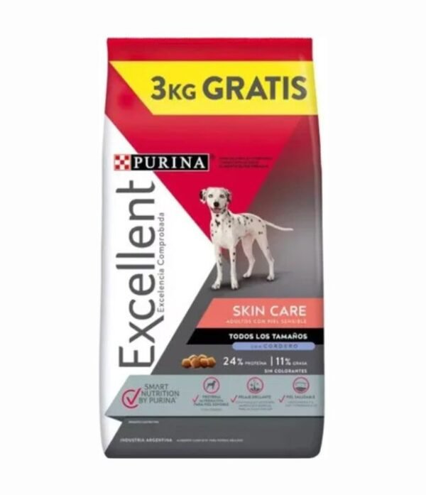 excellent-skin-care-bonus Excellent Perro Adulto Skin Care ( Cordero) 15+3 Kg (18 Kg)