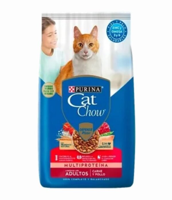 Cat-Chow-Gato-adulto-carne Cat Chow Gato Adulto Sabor Carne y Pollo x 3 Kg