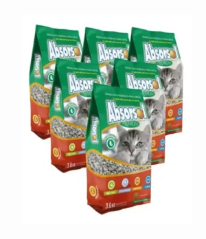 Piedras Sanitarias Absorsol Premium 21,6 Kg Pack Ahorro (6 x 3,6Kg)