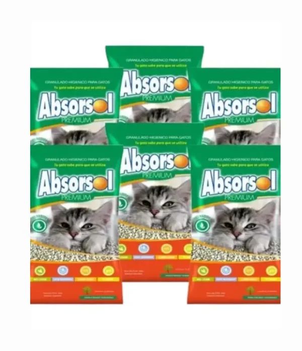 Piedras Sanitarias Absorsol Premium 12 Kg Pack Ahorro (6 x 2Kg)