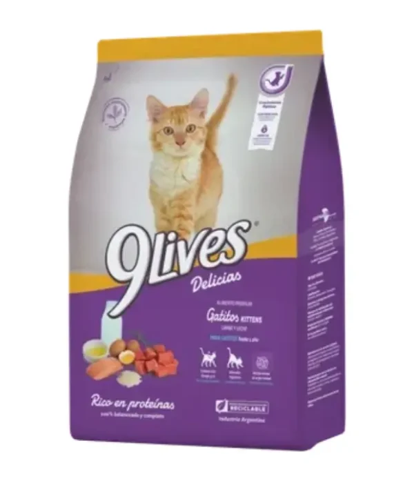 9lives-gatitos 9 Lives Gatitos-Kitten Carne y Leche x 8 Kg