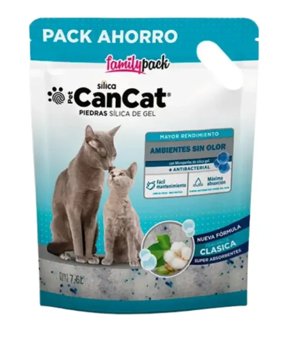 cancat-silica-ahorro Piedras Sanitarias Cancat Silica de Gel Clásica Neutra x 7,6 L (Pack Ahorro)