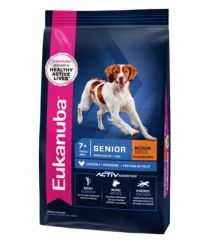 Eukanuba Perro Adulto Mayor de Raza Mediana (Senior 7+) x 15 Kg