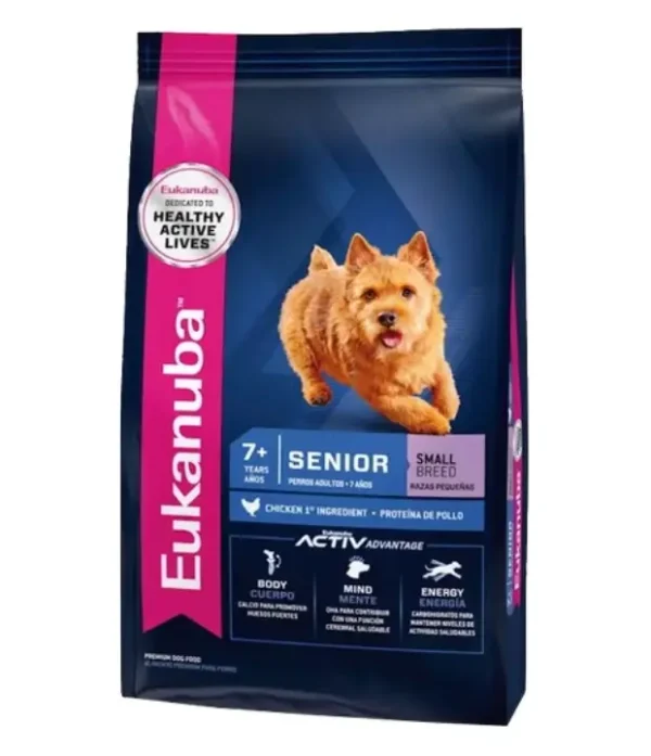 Eukanuba Perro Adulto Mayor de Raza Pequeña (Senior 7+) x 3 Kg