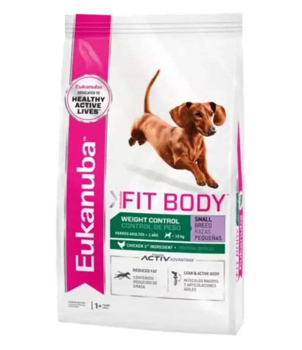 euka-small-fit Eukanuba Perro Adulto Fit Body Raza Pequeña x 3 Kg