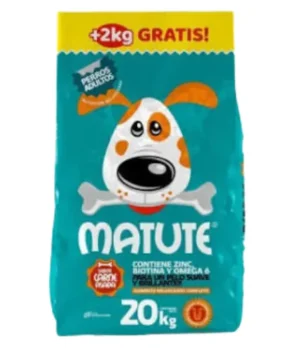 Matute Perro Adulto x 22 Kg (20+2 kg Gratis )