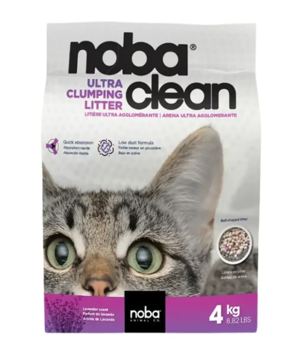 Piedras Sanitarias Ultra Aglomerante Noba Clean Lavanda x 4 kg