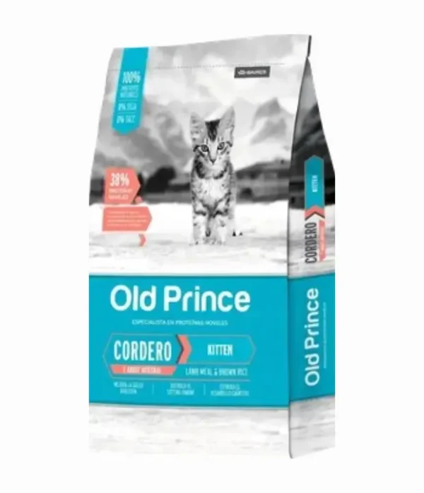 old-prince-cordero-kitten Old Prince Proteinas Noveles Gatitos/Kitten Cordero y Arroz X 3 Kg