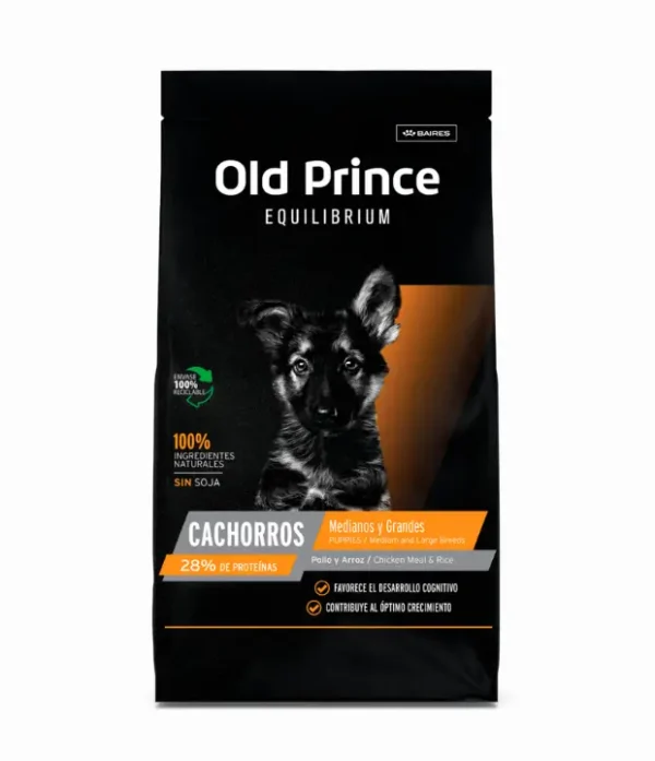 old-prince-equilibrium-cachorros Old Prince Equilibrium Perro Cachorro Raza Mediana y Grande x 7,5 Kg