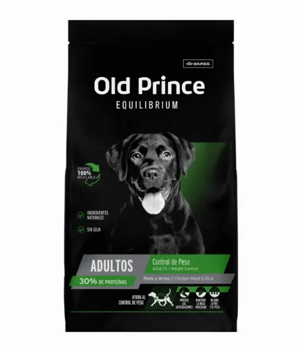 old-prince-equilibrium-control-peso Old Prince Equilibrium Perro Adulto Control de Peso x 15 Kg