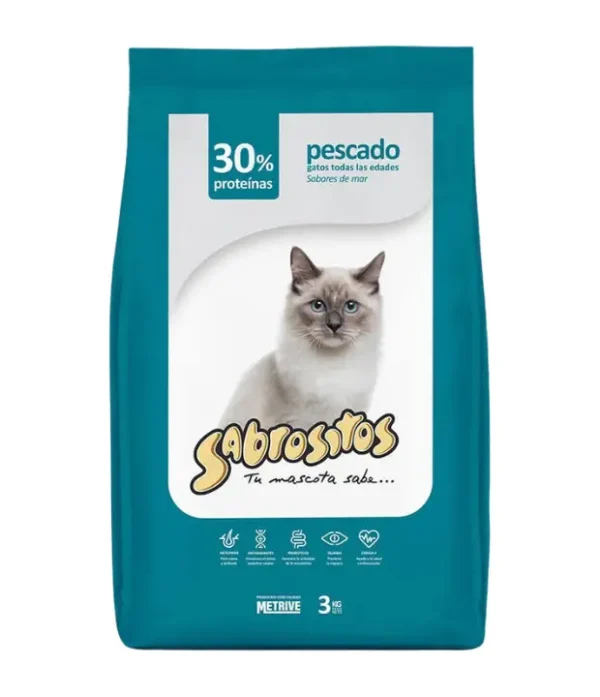 sabrositos-gato-pescado Sabrositos Gato Adulto Sabor Pescado x 10 Kg