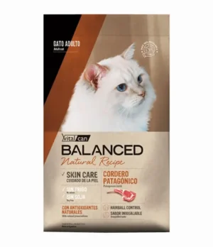 vital-can-balanced-skin-care-gato-cordero Vitalcan Balanced Natural Recipe Gato Adulto Cordero x 15 Kg