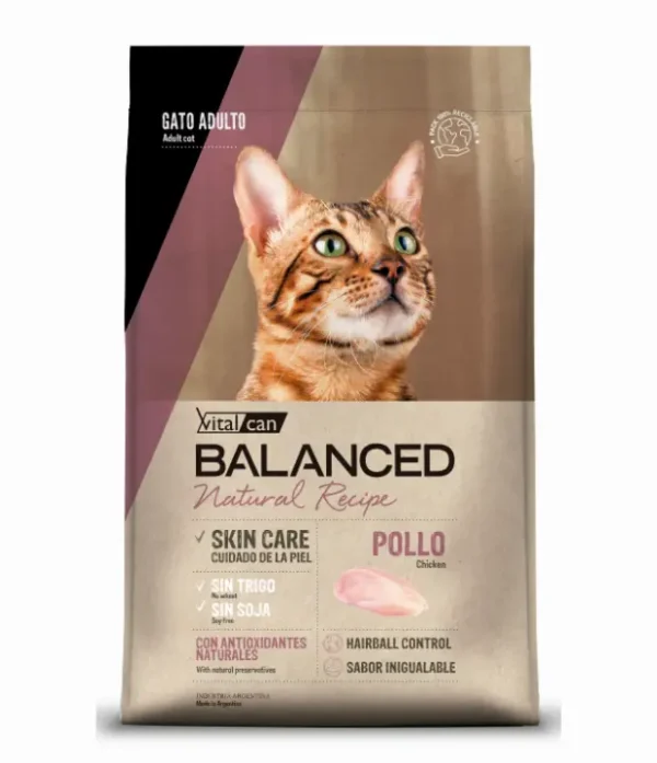 vital-can-balanced-skin-care-gato-pollo Vitalcan Balanced Natural Recipe Gato Adulto Pollo x 15 kg