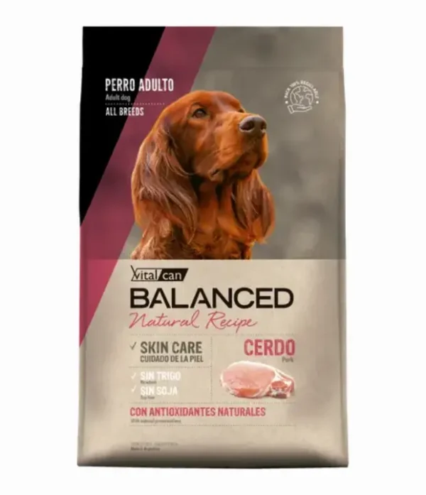 vital-can-balanced-skin-care-perro-cerdo Vitalcan Balanced Natural Recipe Perro Adulto Cerdo x 3 Kg