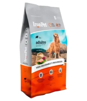 Iron Pet Perro Adultos Vida Saludable y Prolongada Razas Medianas y Grandes x 20 kg